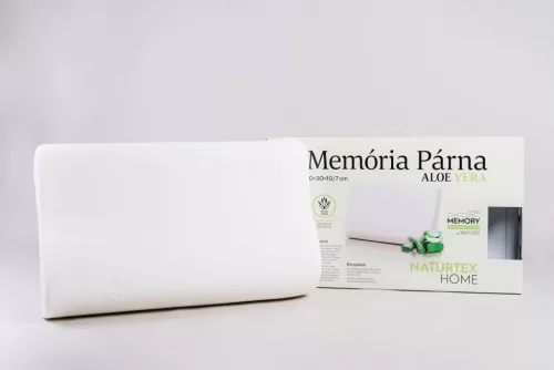 Memory párna aloe-verás 50 x 30 x 10 cm (naturtex)