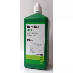   Fertőtlenítő betadine oldat 1000 ml (bőr és nyálkahártya)
