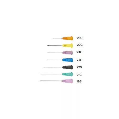 27g 4/5 egyszerhasználatos tű (0,4 x 20 mm) szürke