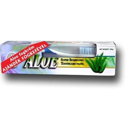 Aloe vera fogkrém + ajándék fogkefe