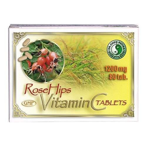 Dr.chen C-vitamin+csipkebogyó kivonat 80 db 1200 mg (rosehips)