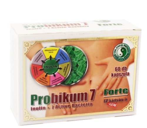 Dr.chen probiotikum 7 forte kapszula 60 db (inulin+ 7 akctív vitamin)