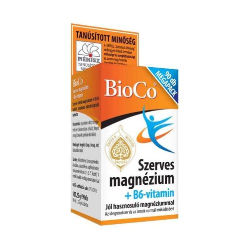 BIOCO SZERVES MAGNÉZIUM+B6 TABLETTA 90