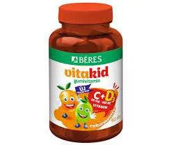 BÉRES VITAKID C+D3 GUMIVITAMIN 90 DB