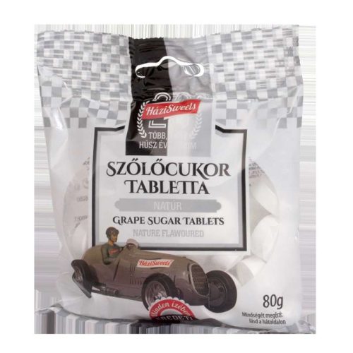 Szőlőcukor pasztilla natúr 80 gr házi sweets