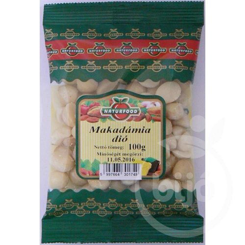 NATURFOOD MAKADÁMIA DIÓ 100 GR