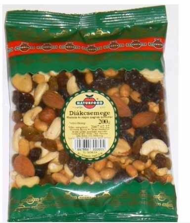 Naturfood diákcsemege 200 gr