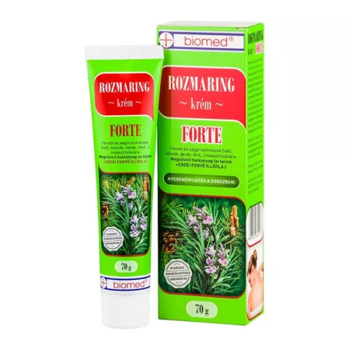 Biomed rozmaring krém forte 70 gr masszírozásra