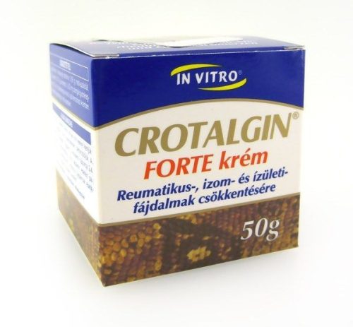 Crotalgin forte krém reumatikus fájdalmakra 50 gr