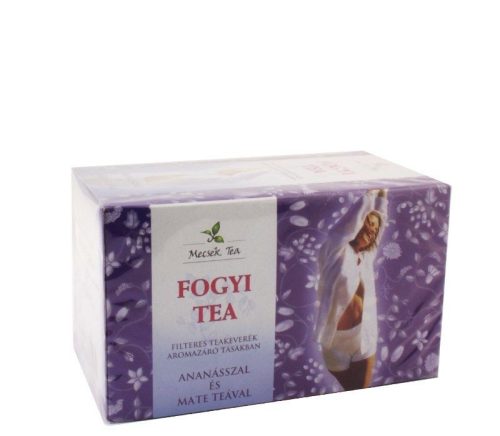 Mecsek fogyi tea ananász+maté tea filter 20x