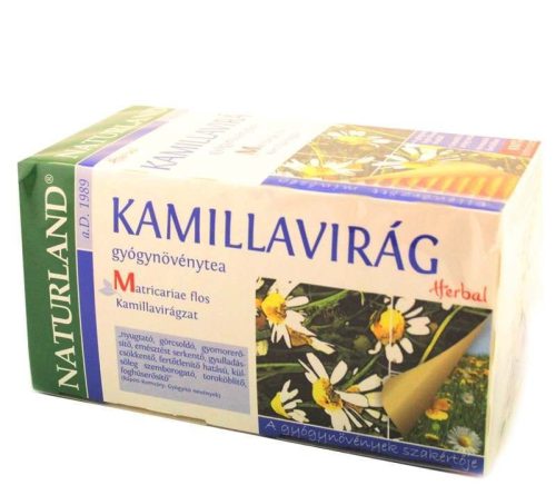 Naturland kamillavirág filteres tea 25x