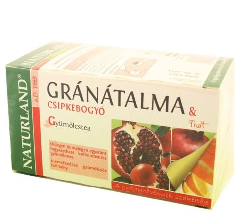 Naturland gránátalma és csipkebogyó teakeverék 20x2 g