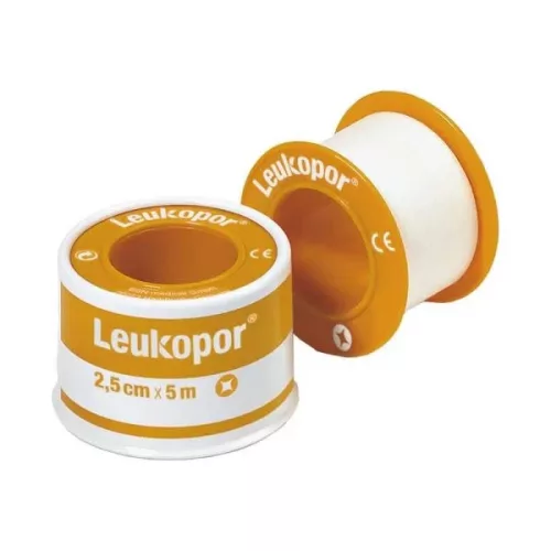 Leukopor ragtapasz érzékeny bőrre 5m x 2,5 cm