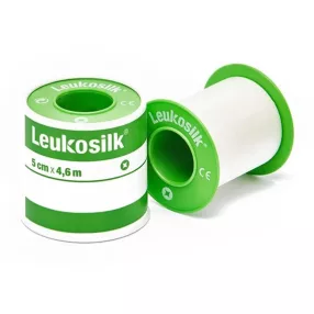 Leukosilk ragtapasz érzékeny bőrre 4,6m x 5 cm