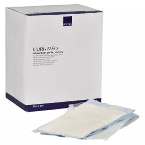   Curi-med nedvszívó sebpárna steril 10 x 20 cm 25 db/doboz (abena)