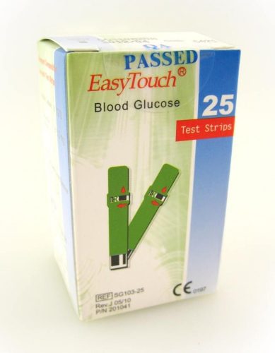 W. vércukor tesztcsík wellmed easytouch gu-gc 25 db