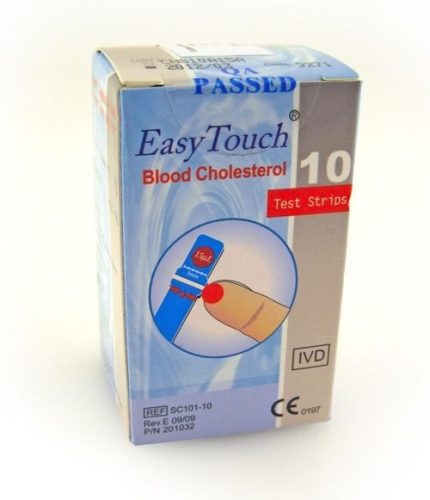 W. koleszterin tesztcsík wellmed easytouch gc 10 db