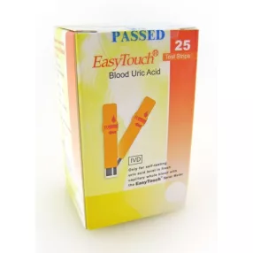 W. húgysav tesztcsík wellmed easytouch gu 25 db