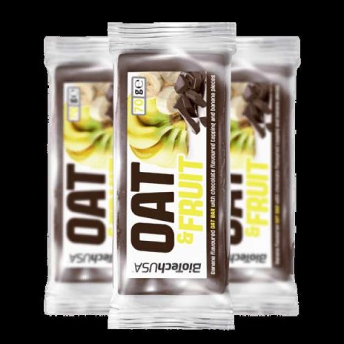 OAT AND FRUIT ZABSZELET CSOKOLÁDÉ BANÁN 70 GR BIOTECH