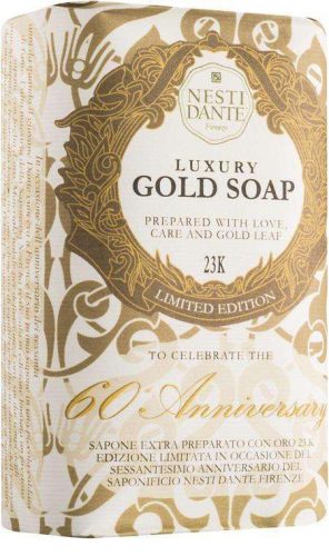 SZAPPAN NESTI DANTE LUXURY GOLD SOAP(23 KARÁTOS ARANYFÜSTTEL)250GR FIRENZEI LILIOM